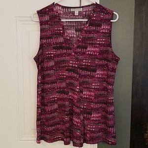 Women's large sleeveless blouse.